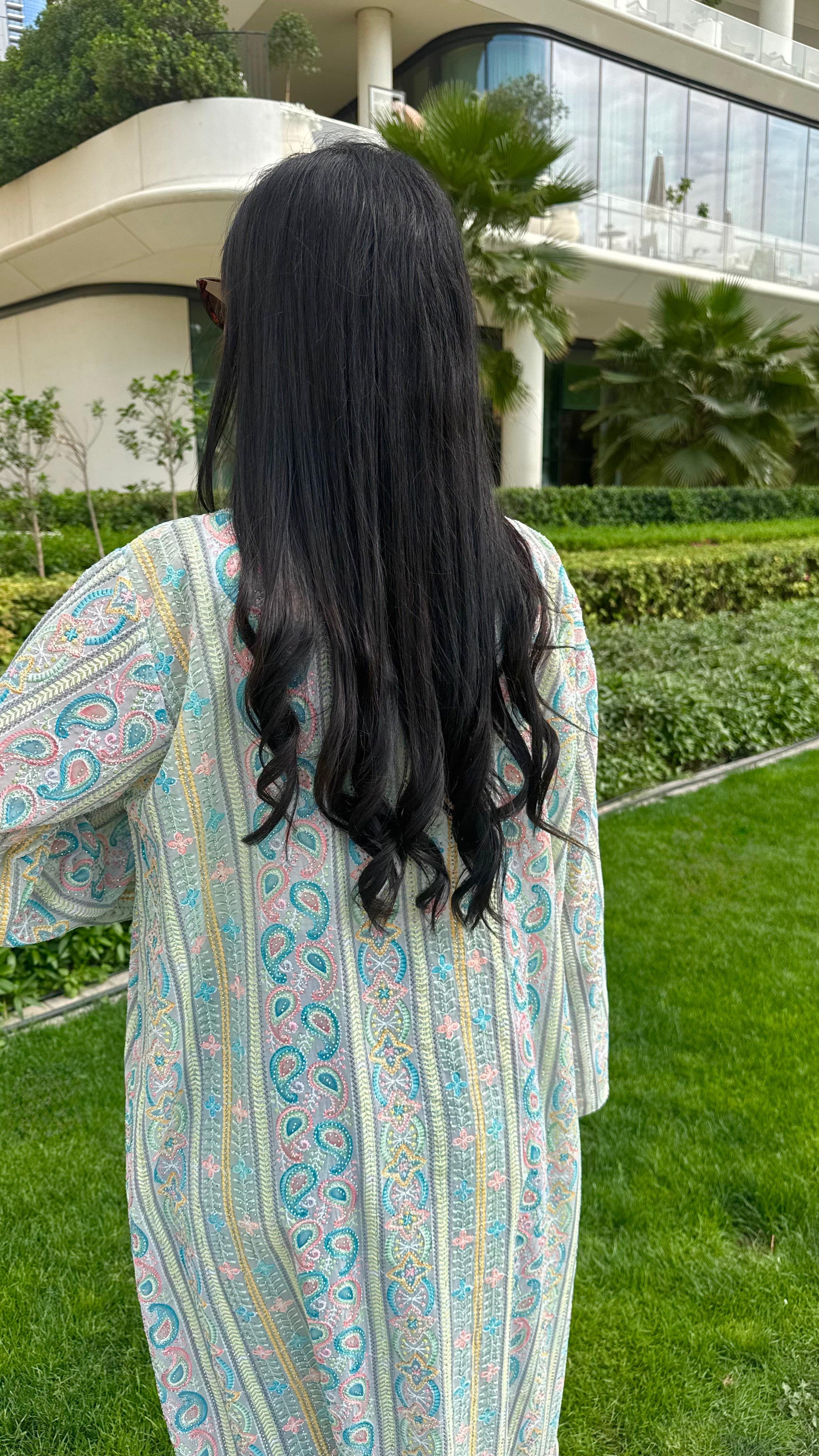 Abaya Dinah KIMAIAN - Luxury abaya, full length view
