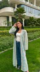 Abaya Dinah KIMAIAN - Sophisticated embellished luxury abaya, front view