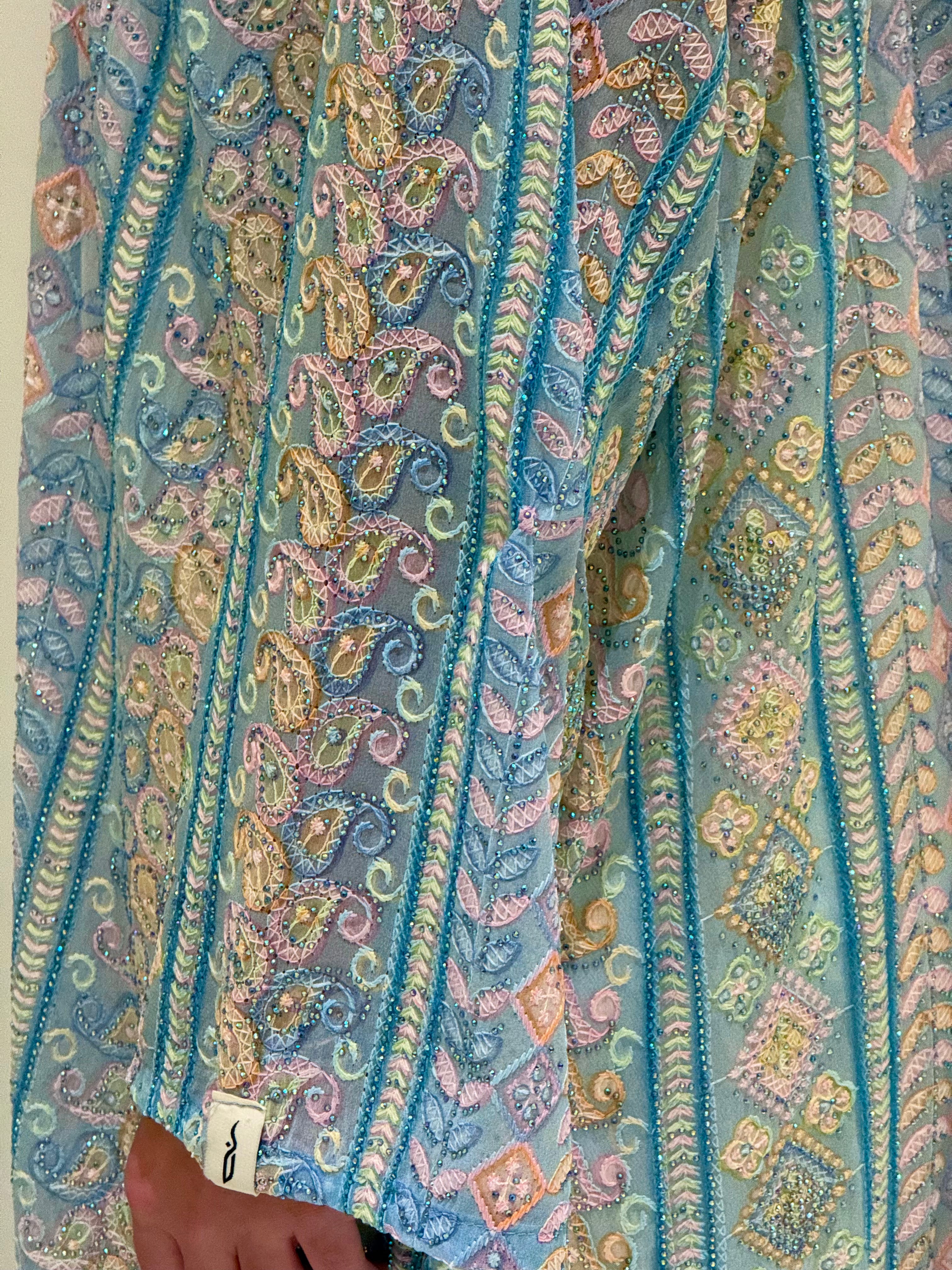 Abaya Kezyah KIMAIAN - Designer embellished abaya, full length