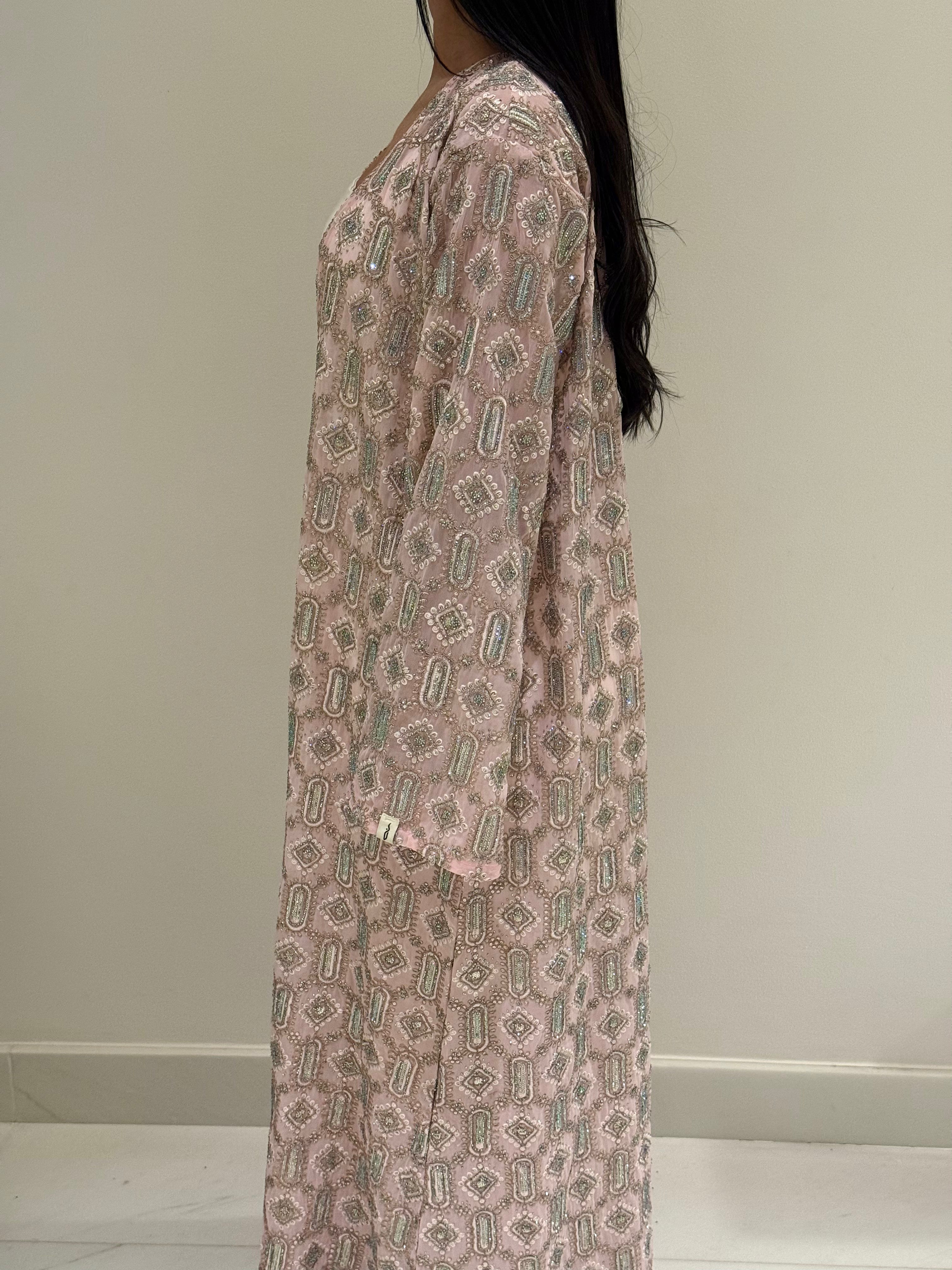 Abaya Ayla KIMAIAN - Handcrafted luxury abaya, back view