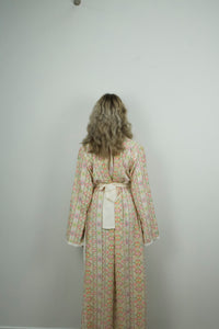 Caftan Rym — back view with the belt tied